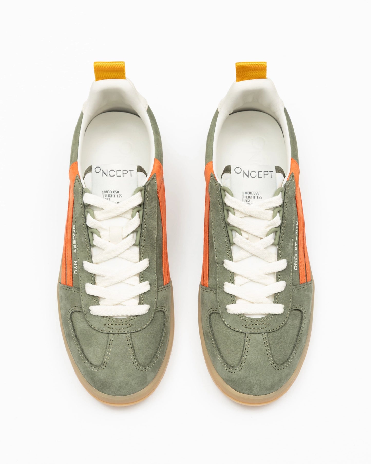 Fez Court Sneaker in Dark Olive