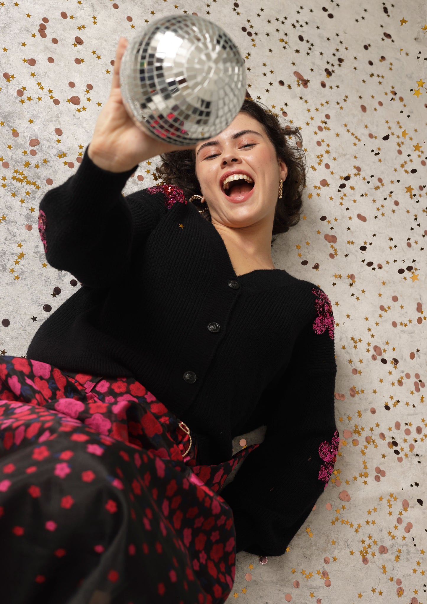 Nancy Sequin Embellished Cardigan