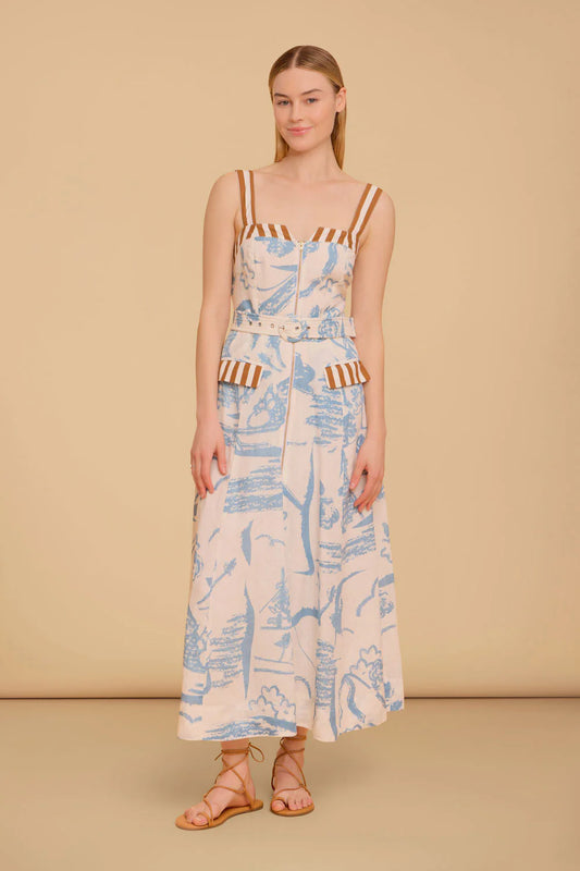 Foster Dress in Basket Trail