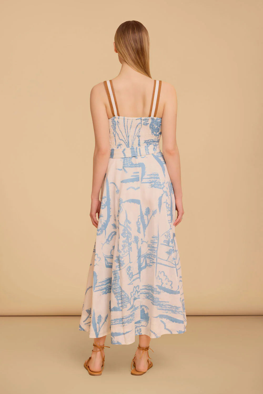 Foster Dress in Basket Trail