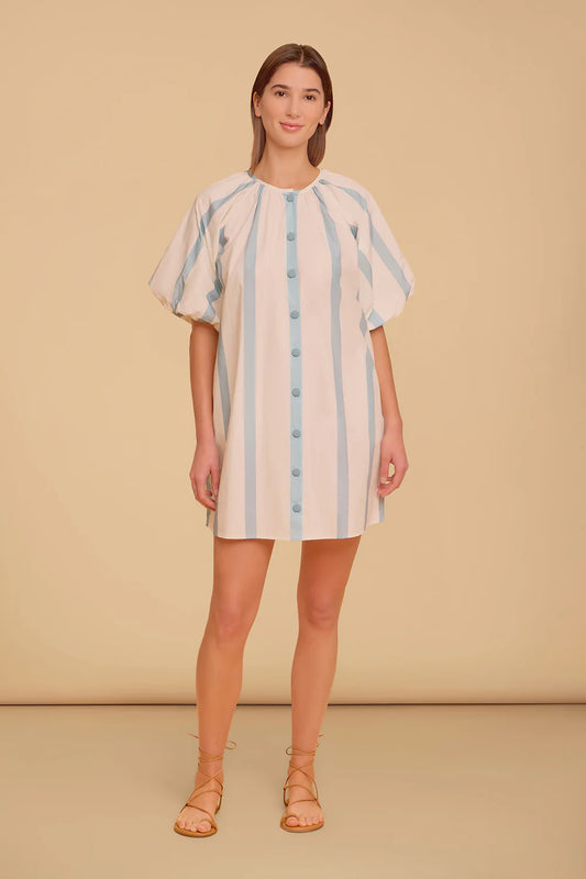 Frannie Dress in Buoy Stripes