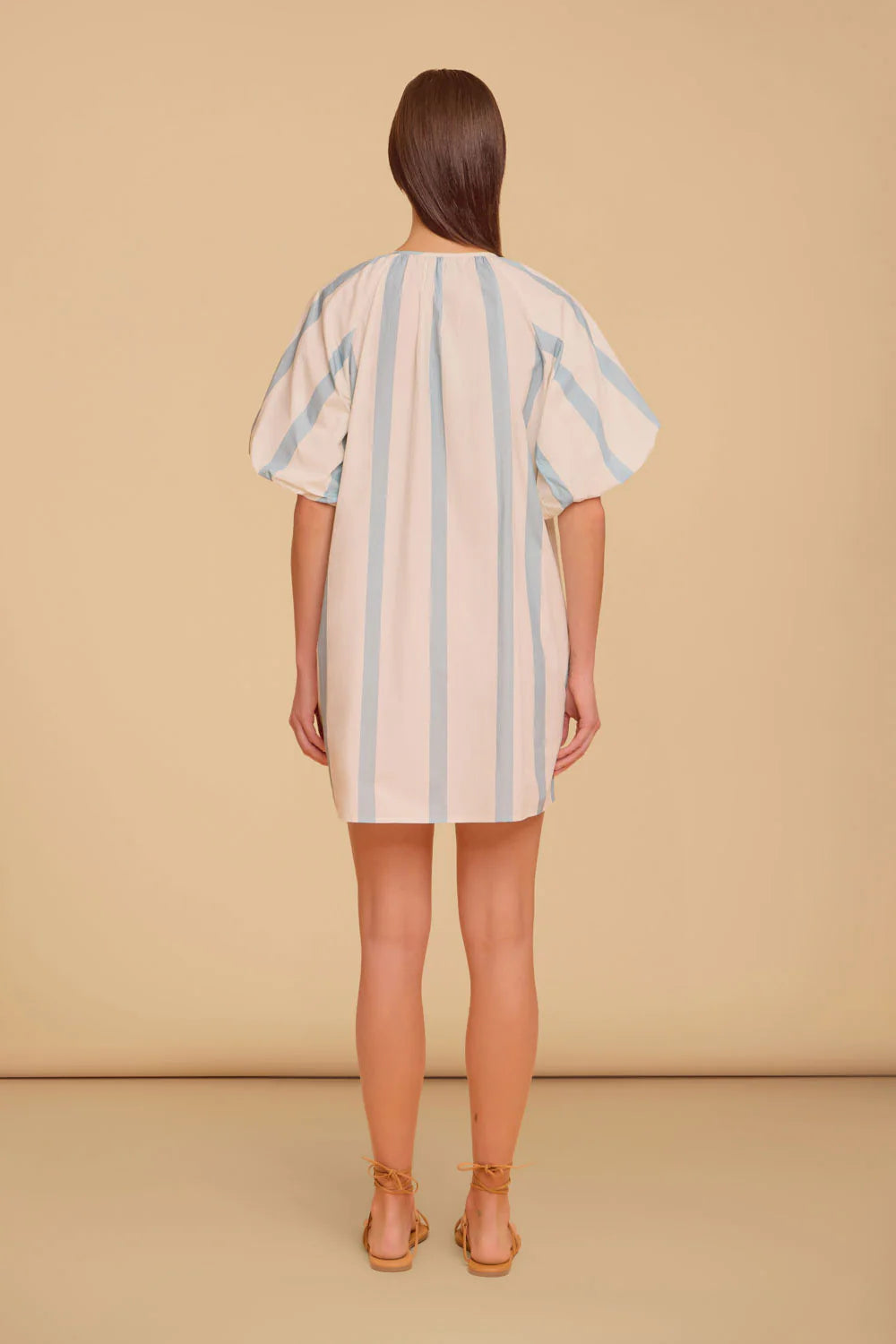 Frannie Dress in Buoy Stripes
