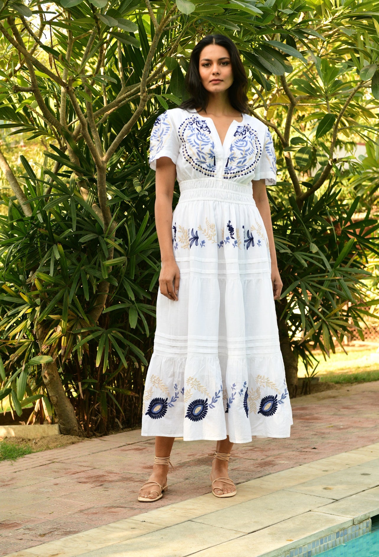 Paradise Maxi Dress in White
