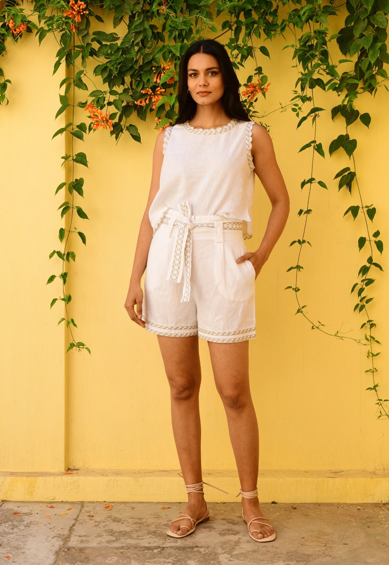 Maya Tank in White