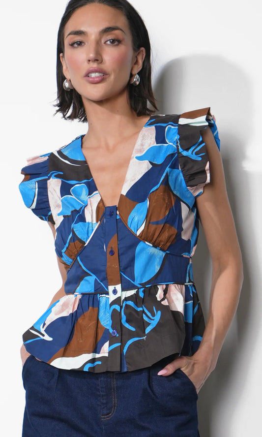 Sarina Poplin Top