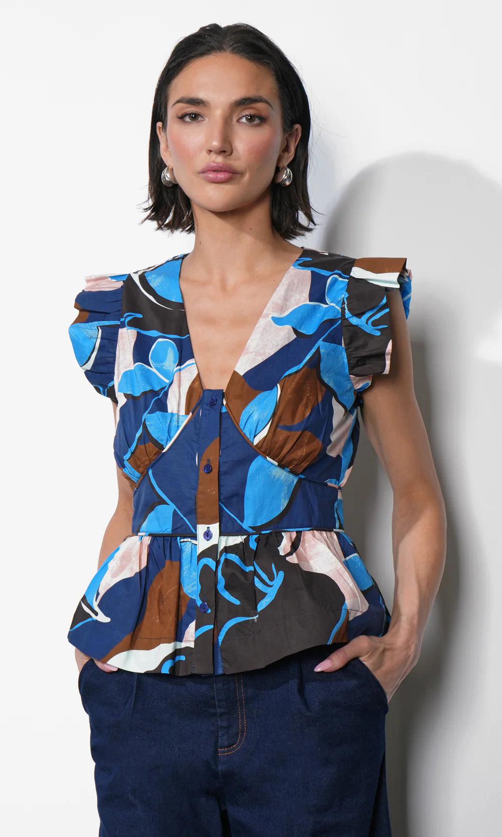 Sarina Poplin Top