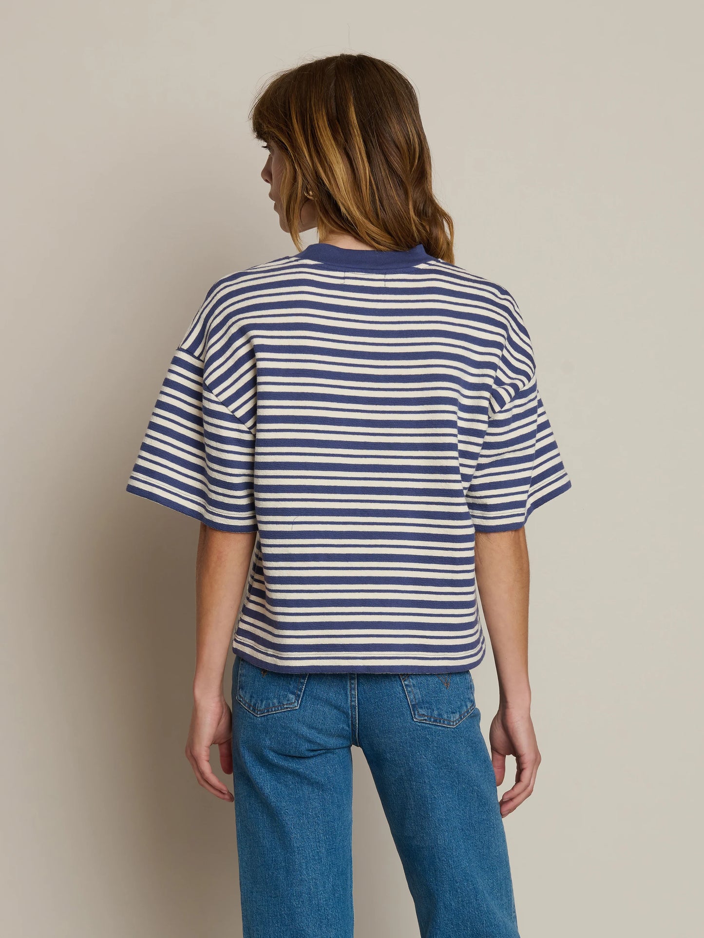 Gio Sweatshirt in Tossed Stripe