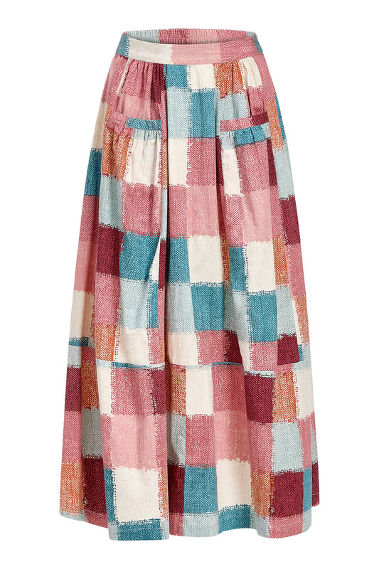 Gabby Skirt in Cottage Quilt