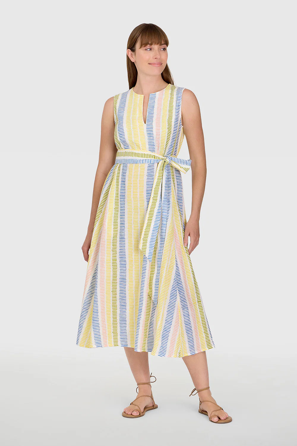 Annie Dress in Gasparilla Stripes