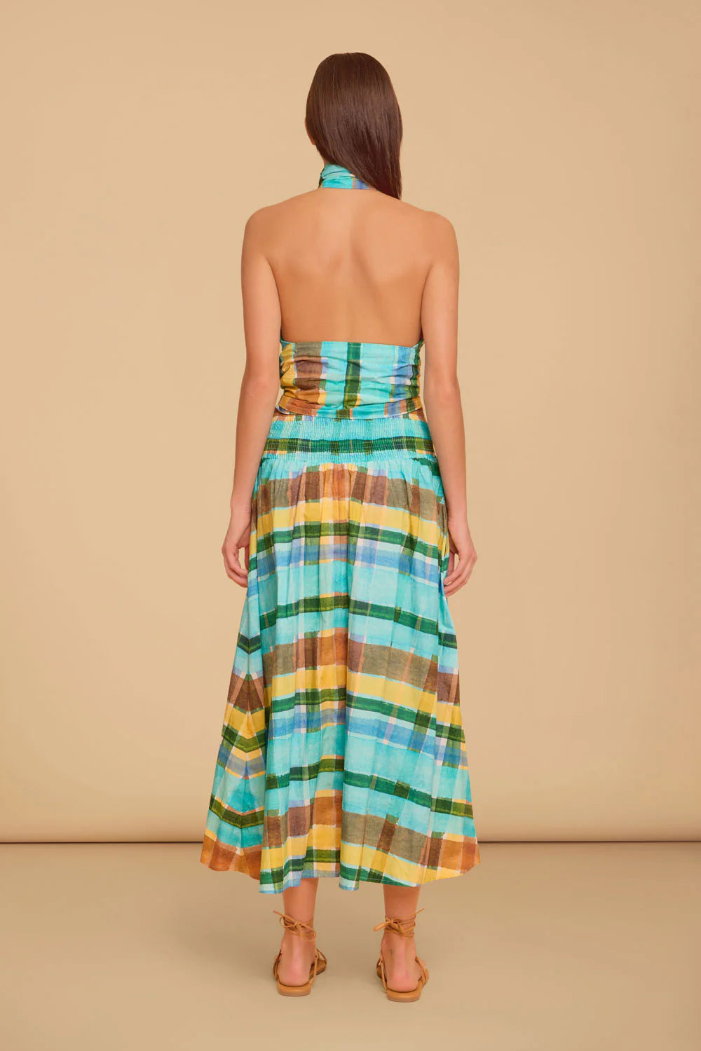 Georgia Skirt in Summit Check