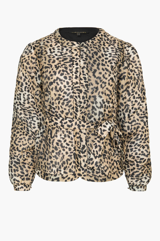 Ember Reversible Jacket in Golden Leopard