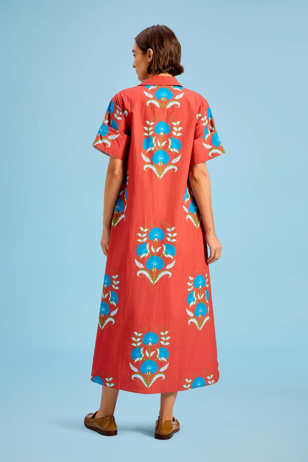 Gibbons Dress in Cinnaleaf