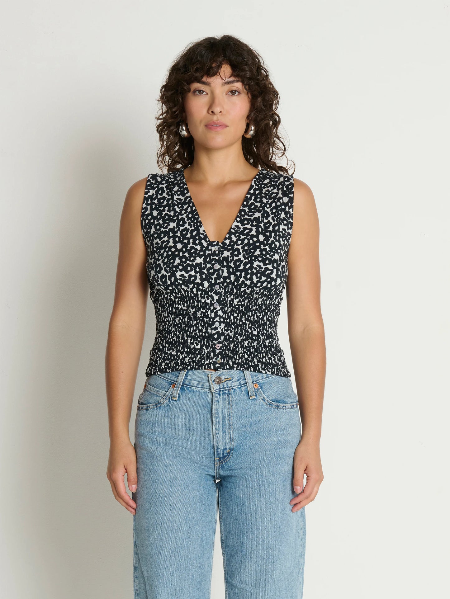 Hali Button Up Tank