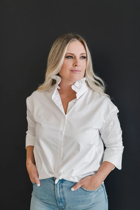 The Long Sleeve Ruffle Shirt
