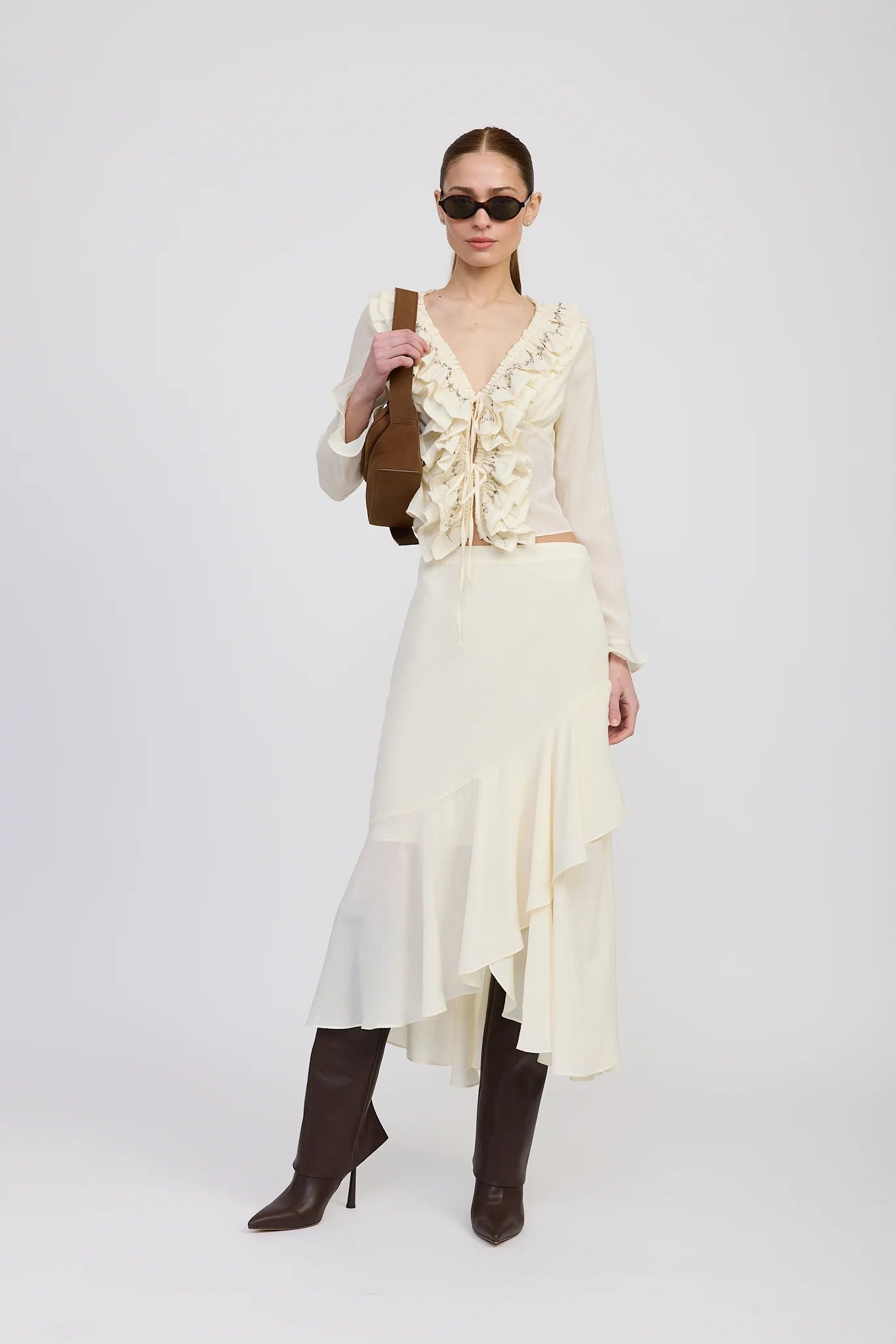 Gabriella Top in Ivory