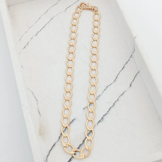 Hammered Oval Chain