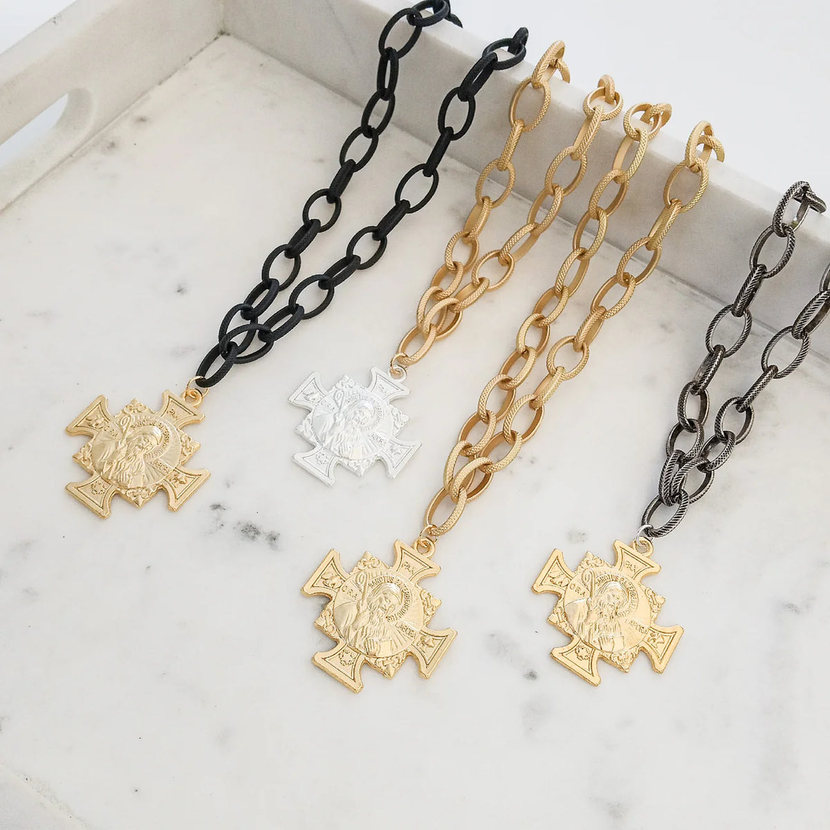 Custom Ben Chain St Ben on Etched Chain Necklace – The Central Newnan