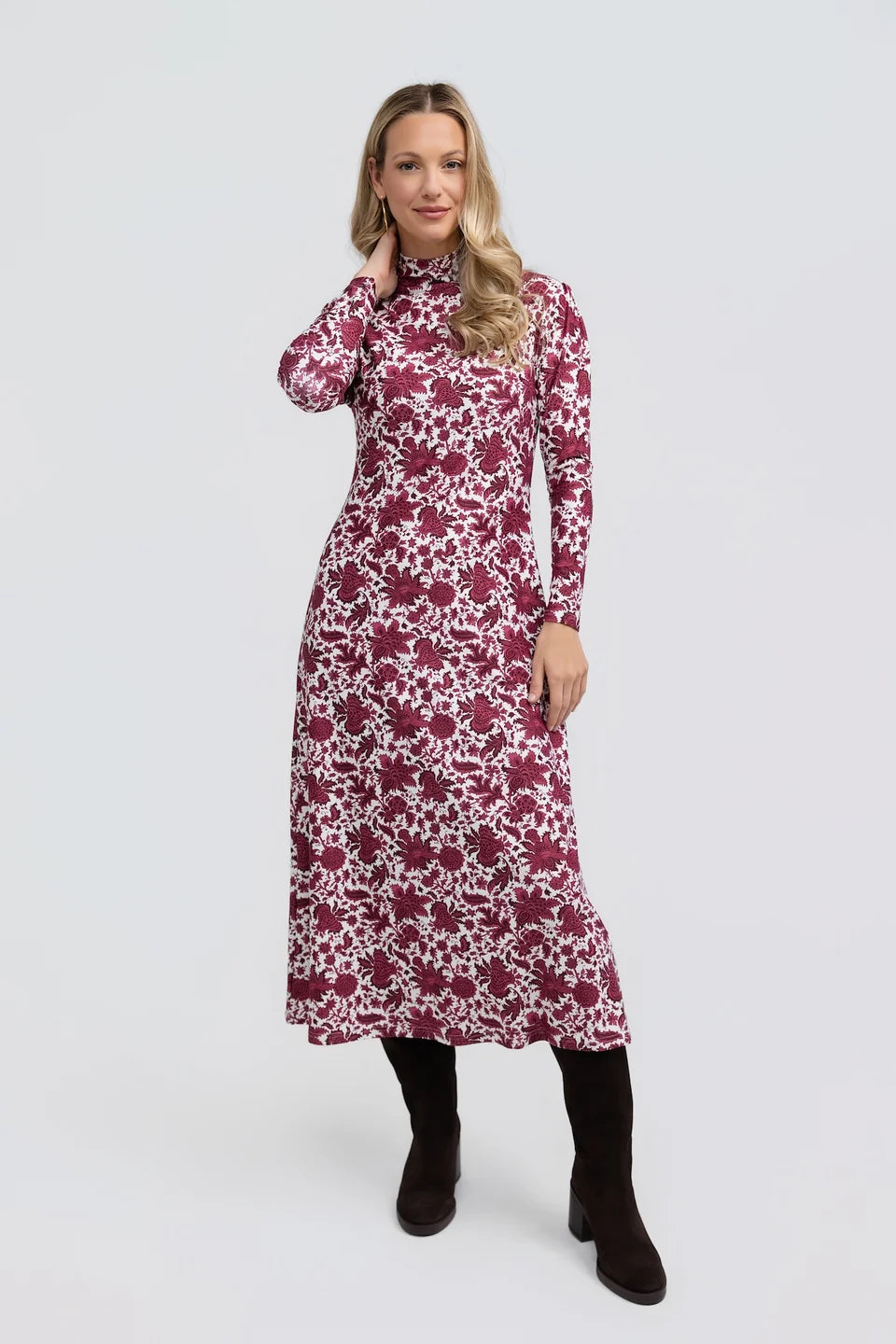 Daisy Dress in Regal Raspberry