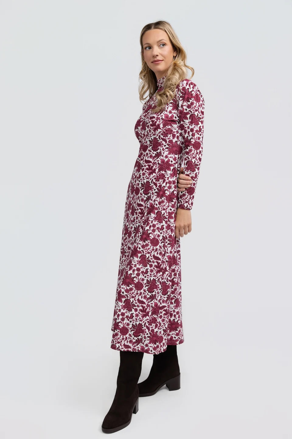 Daisy Dress in Regal Raspberry