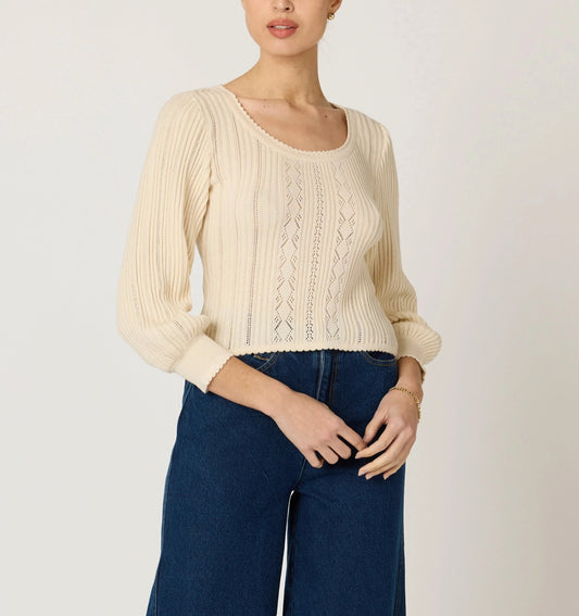 Zoe Sweater in Ivory