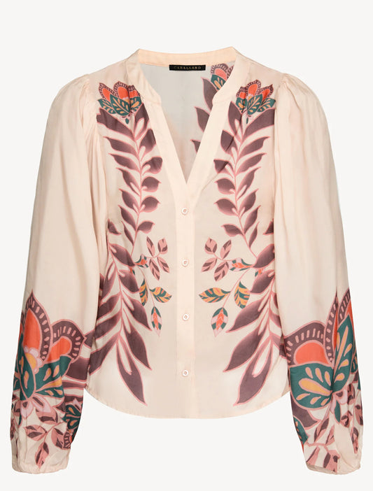 Selene Top in Copper Orchard