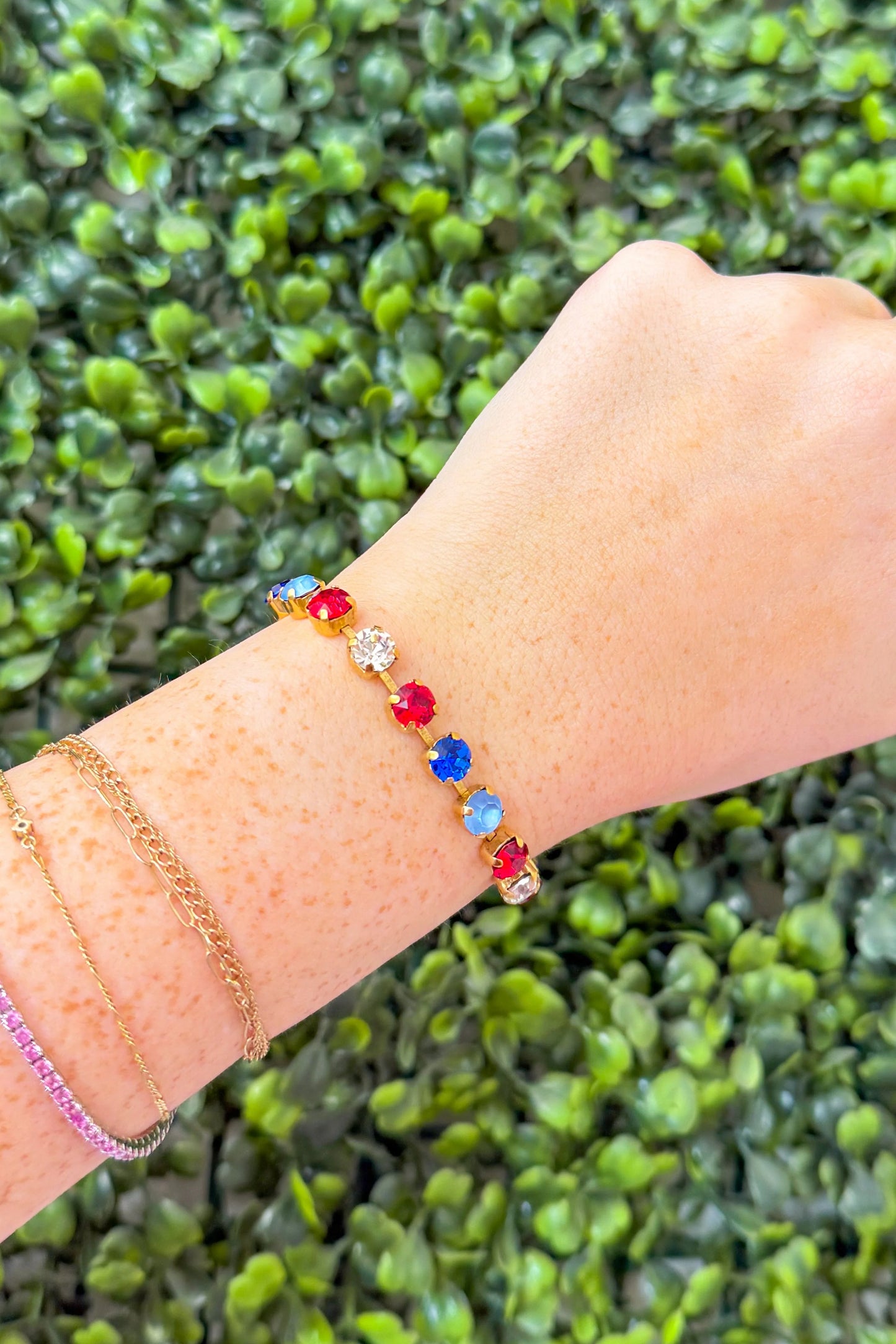 Sarina Bracelet Custom 4th of July