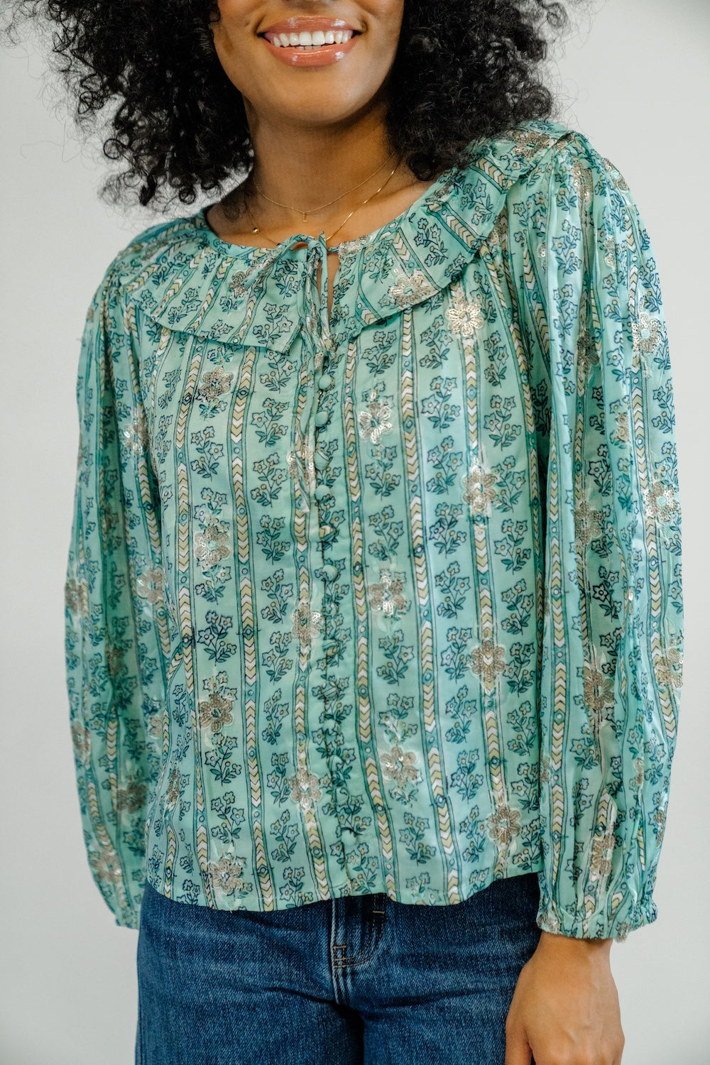 Aurelia Blouse in Petunia