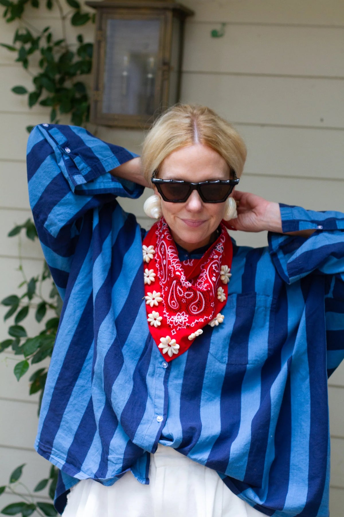 Cowrie Rosette Bandana