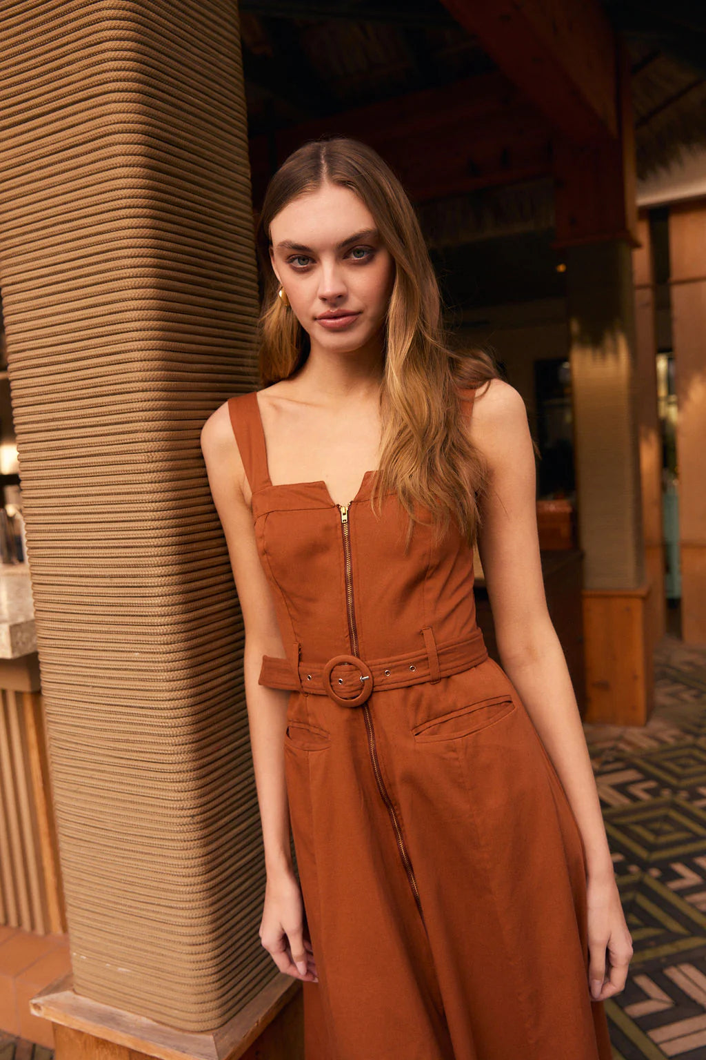 Foster Dress in Cafe