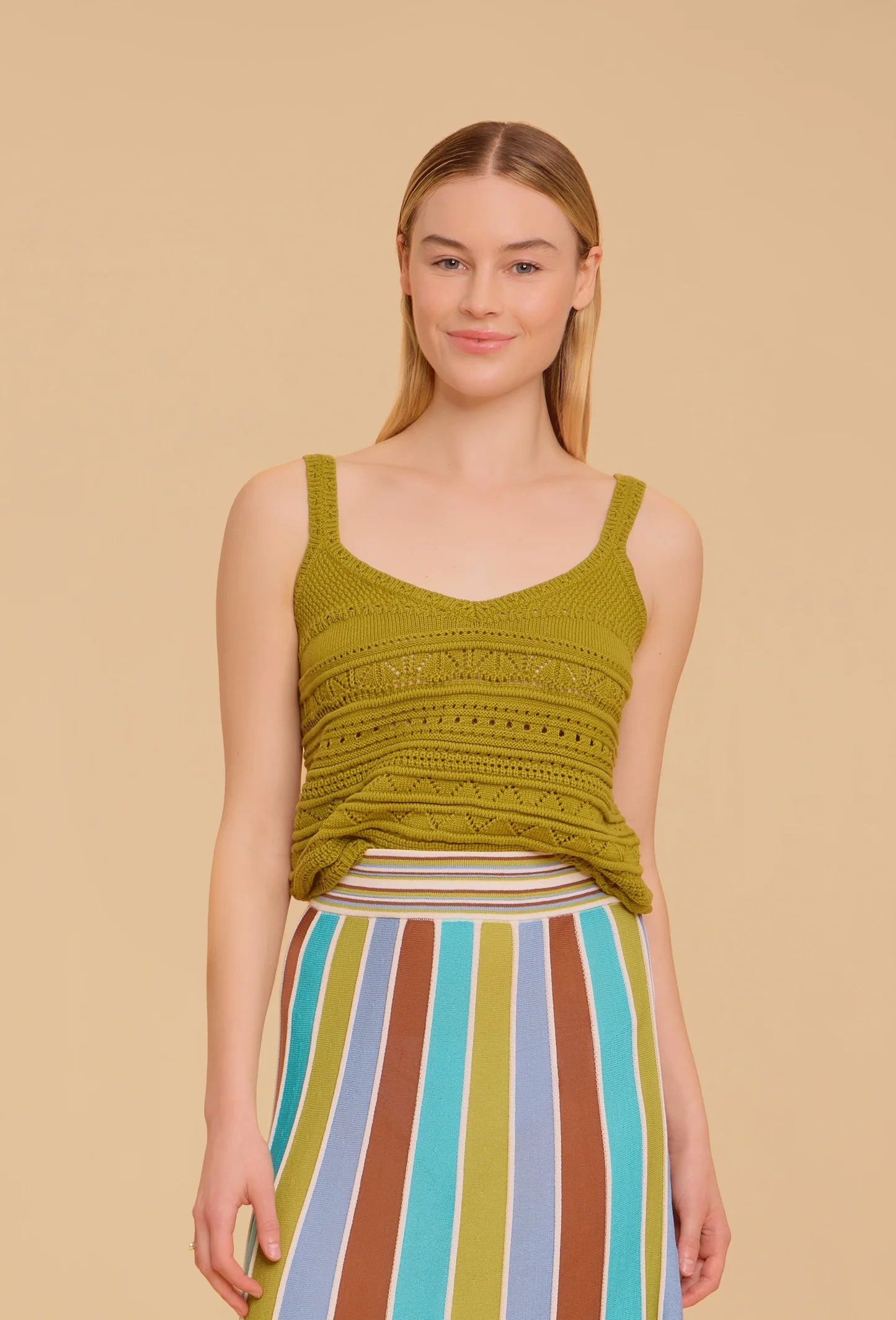 Iris Crochet Top in Meadowline