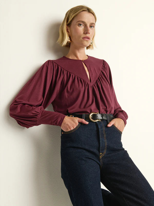 Jeannie Keyhole Top