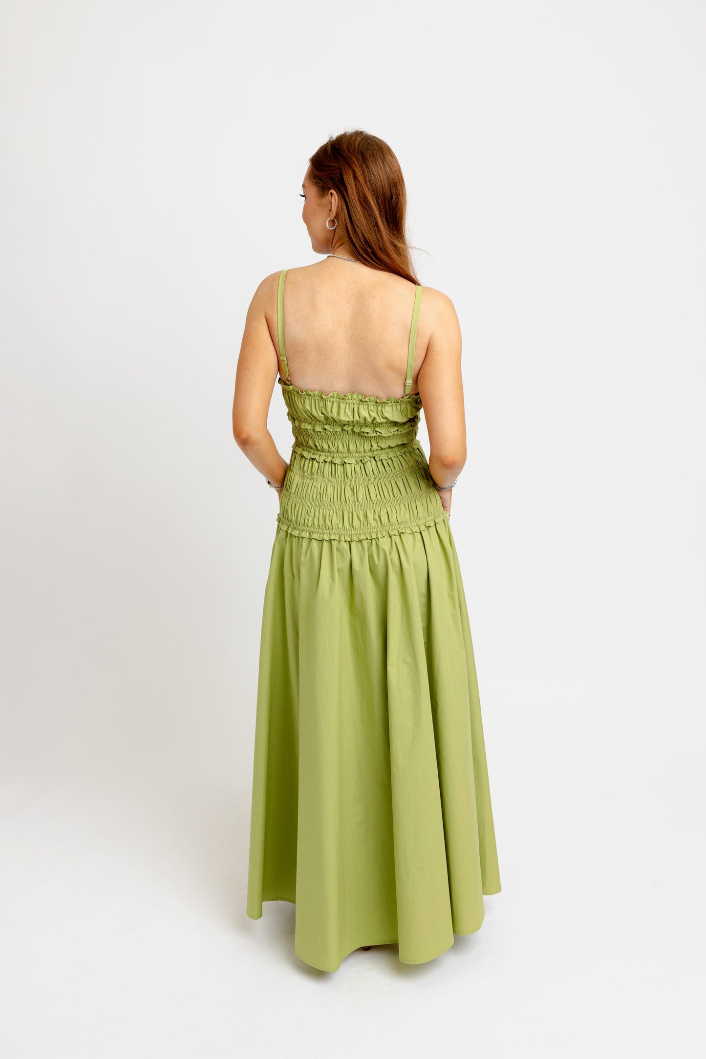 Solid Smock Cami Maxi Dress