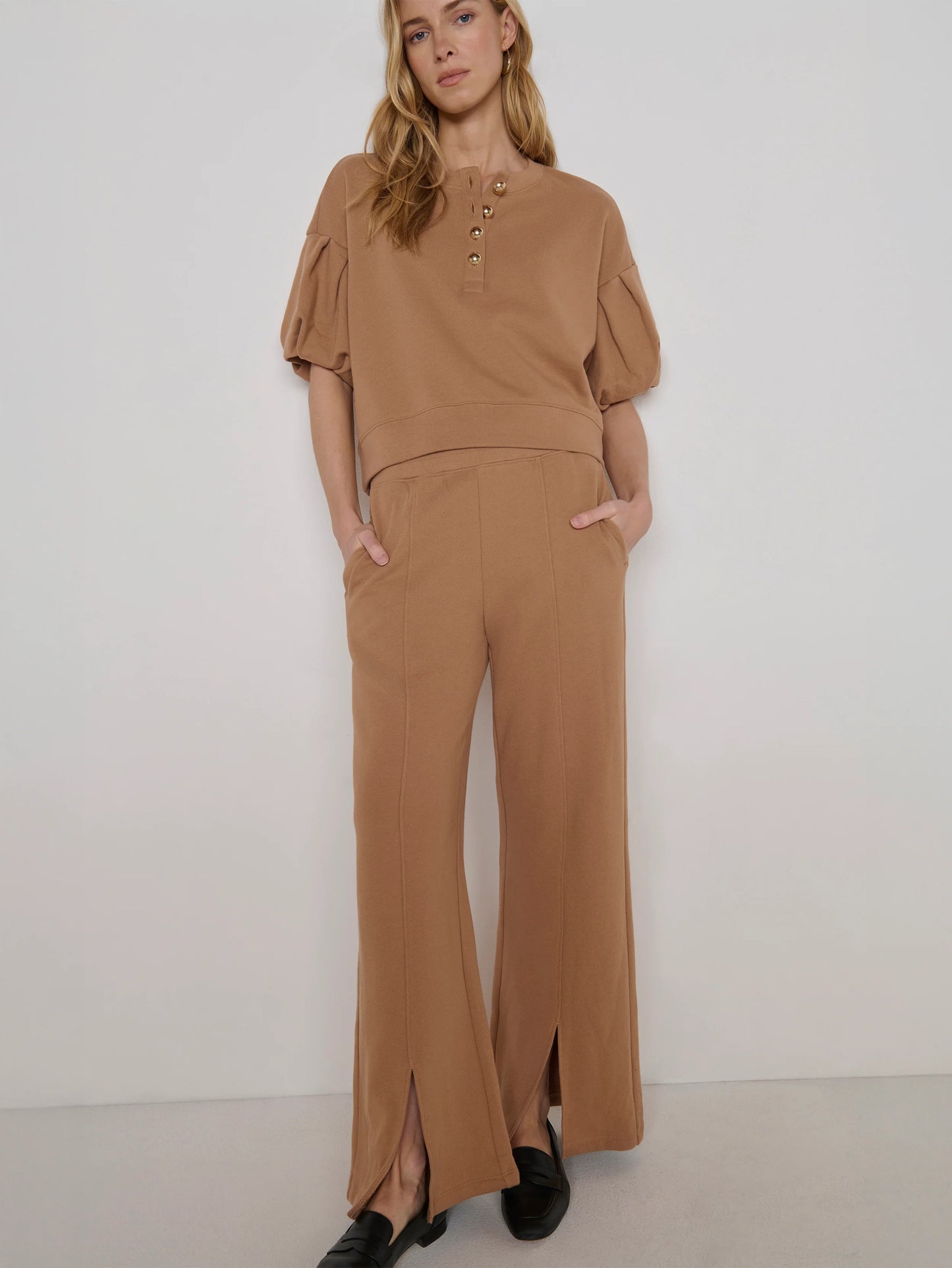 Lincoln Knit Pant in Palo Santo