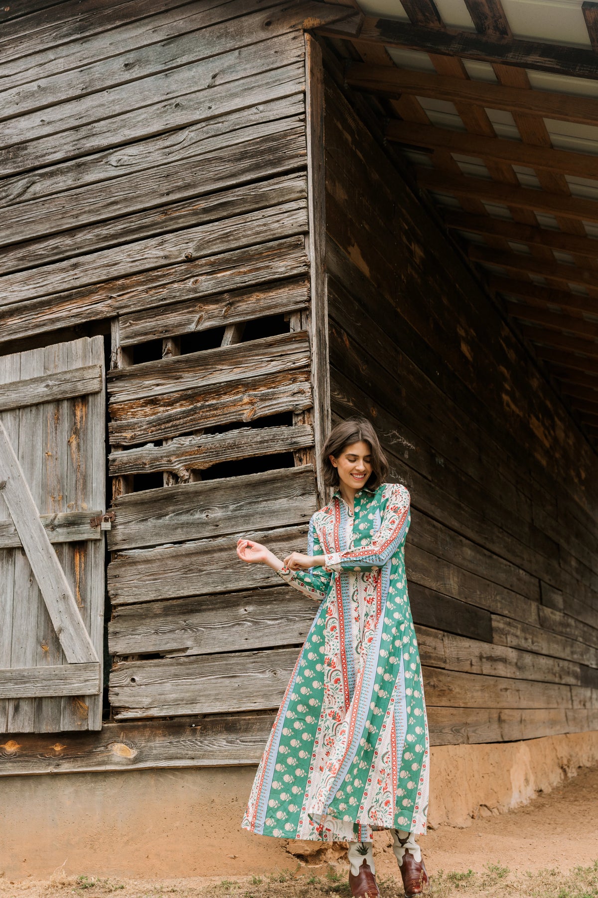 Classic Shirtdress in Bramble