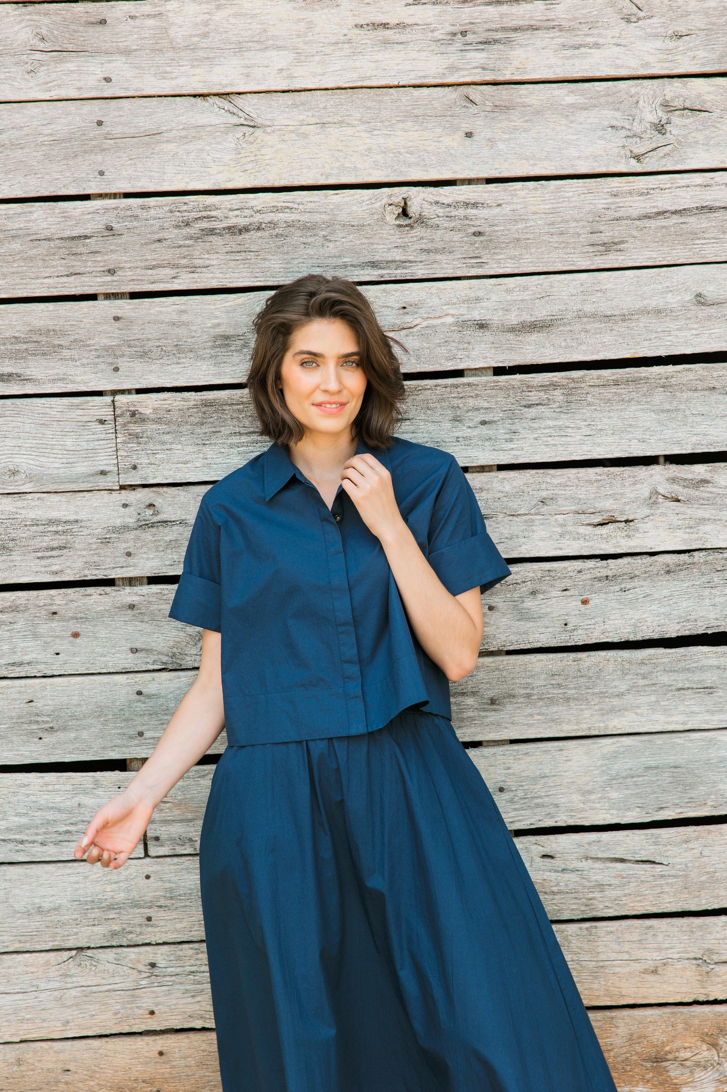 Pavilion Skirt in Navy