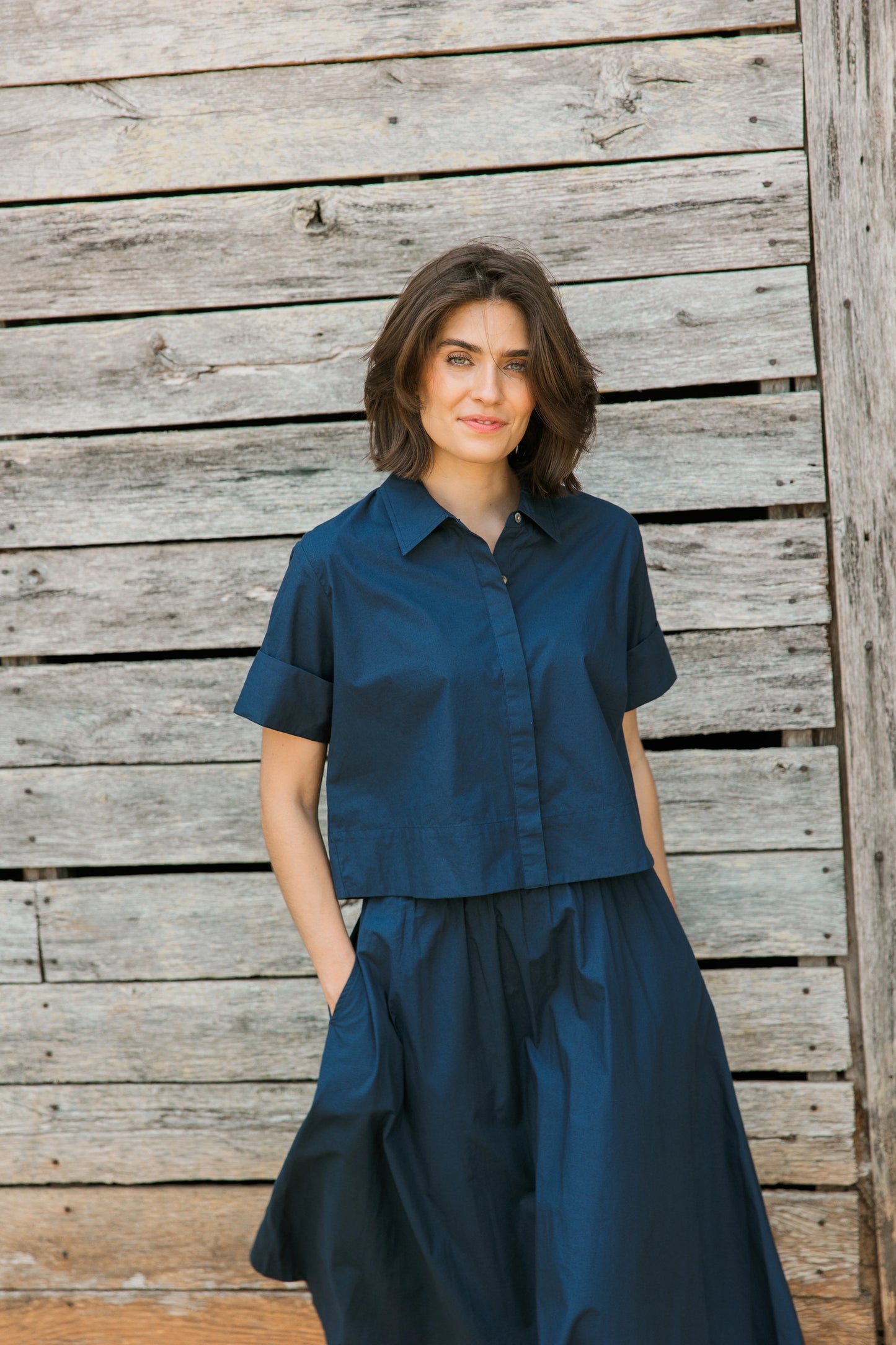 Pavilion Skirt in Navy