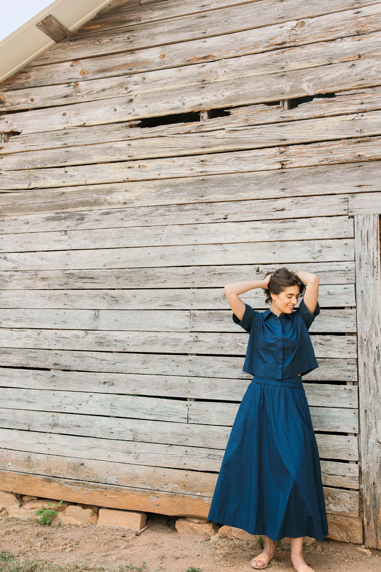 Pavilion Skirt in Navy