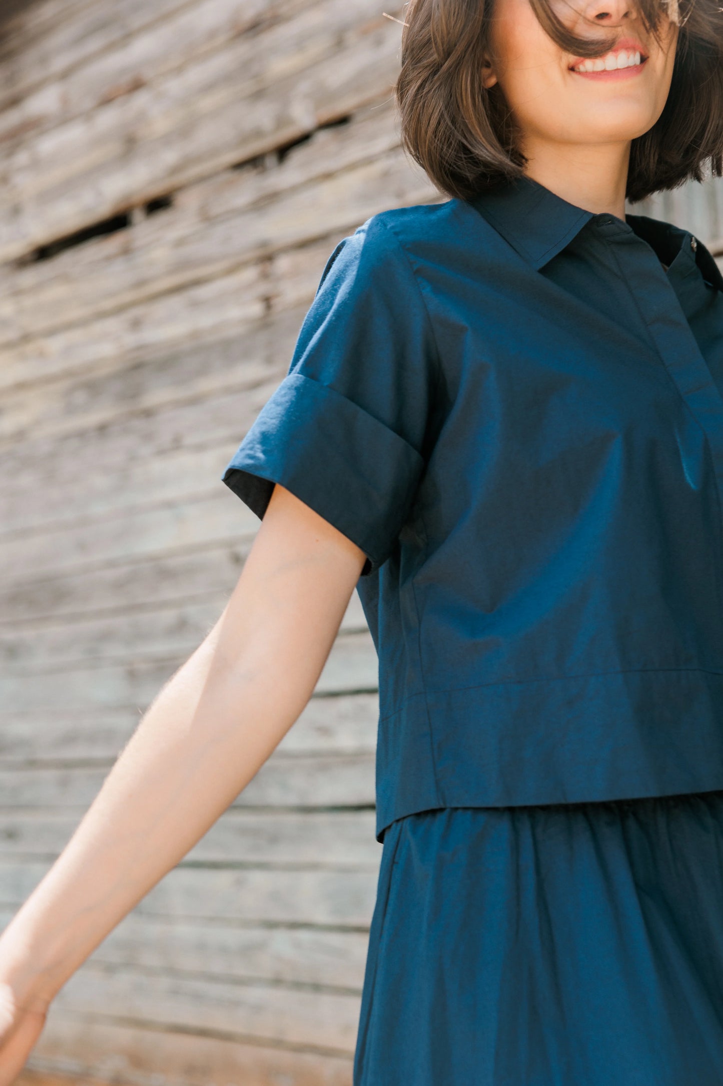 Pavilion Skirt in Navy