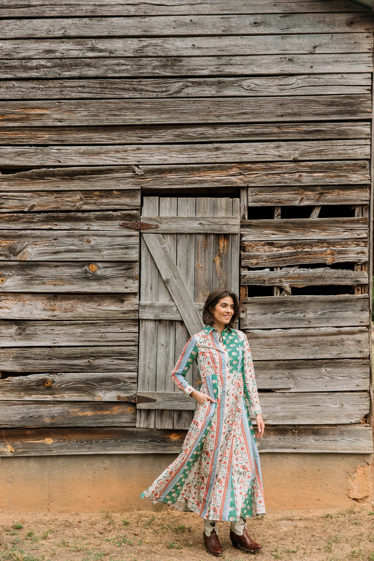 Classic Shirtdress in Bramble