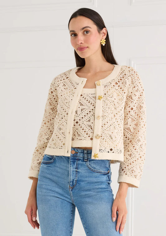 Lola Jacket in Seastar Crochet