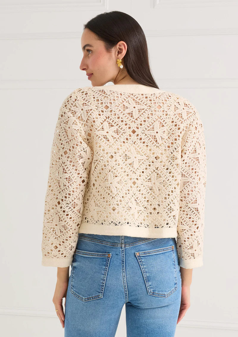 Lola Jacket in Seastar Crochet