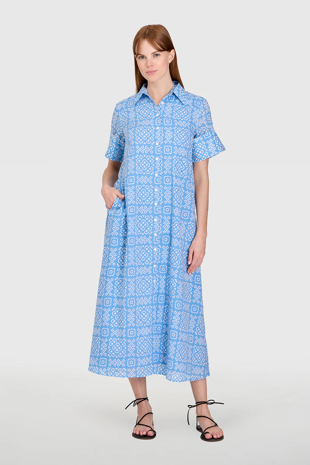 Gibbons Dress in Lanai Tile