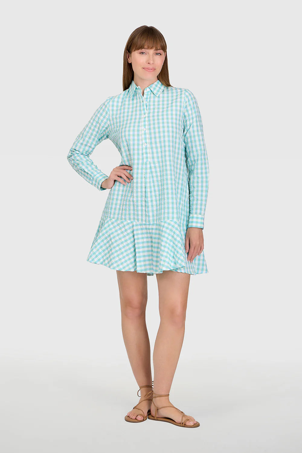 Polly Dress in Lindroth Check