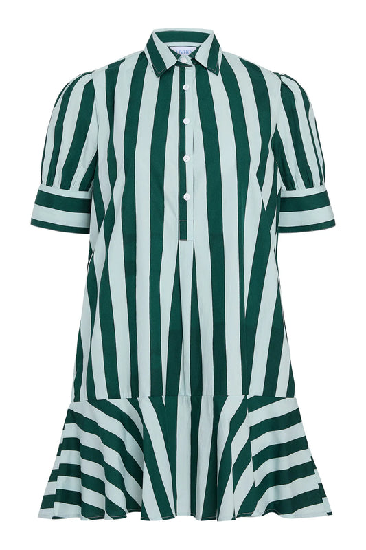 Liv Dress in Dunlin Stripes