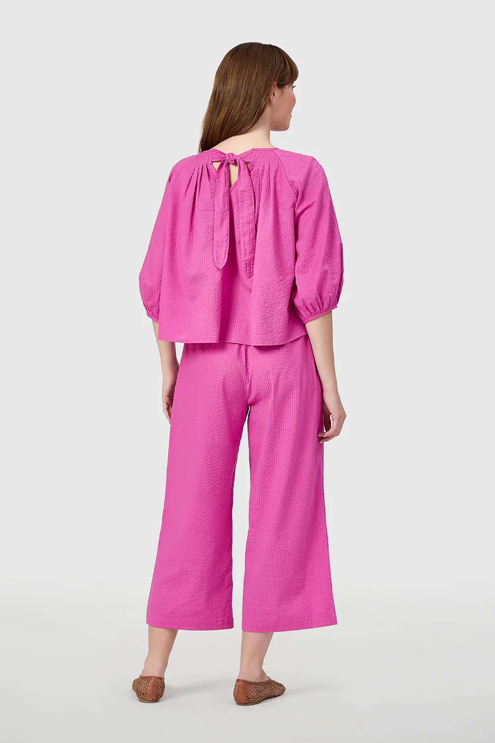 Travel Pants in Raspberry