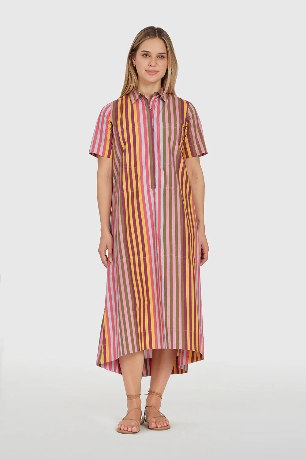 City Dress in Kasbah Stripe