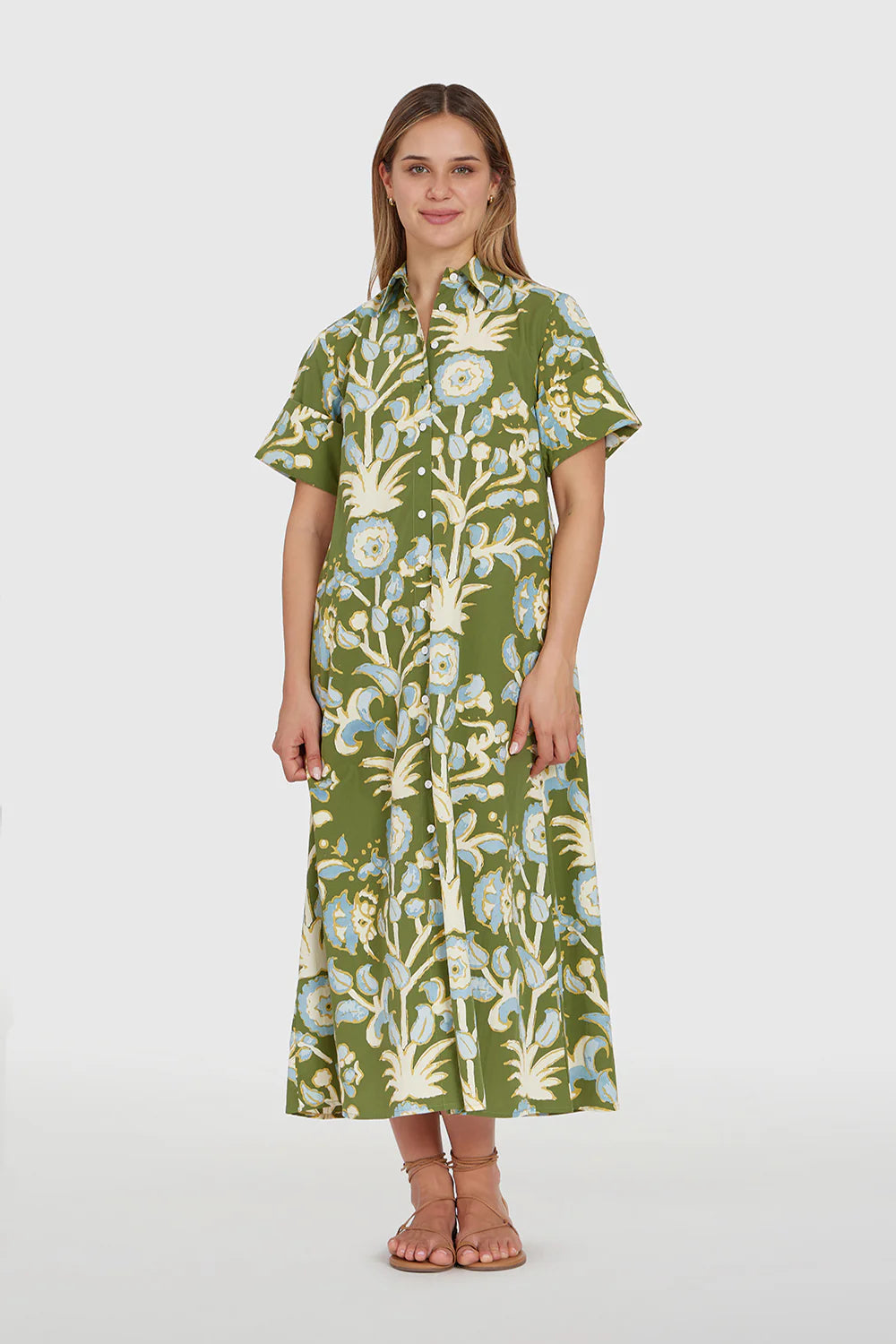 Gibbons Dress in Oasis Grove