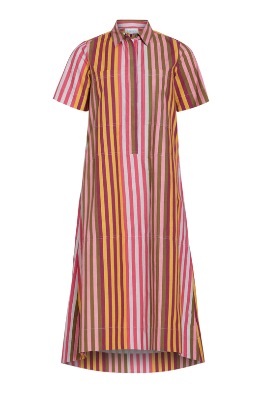 City Dress in Kasbah Stripe