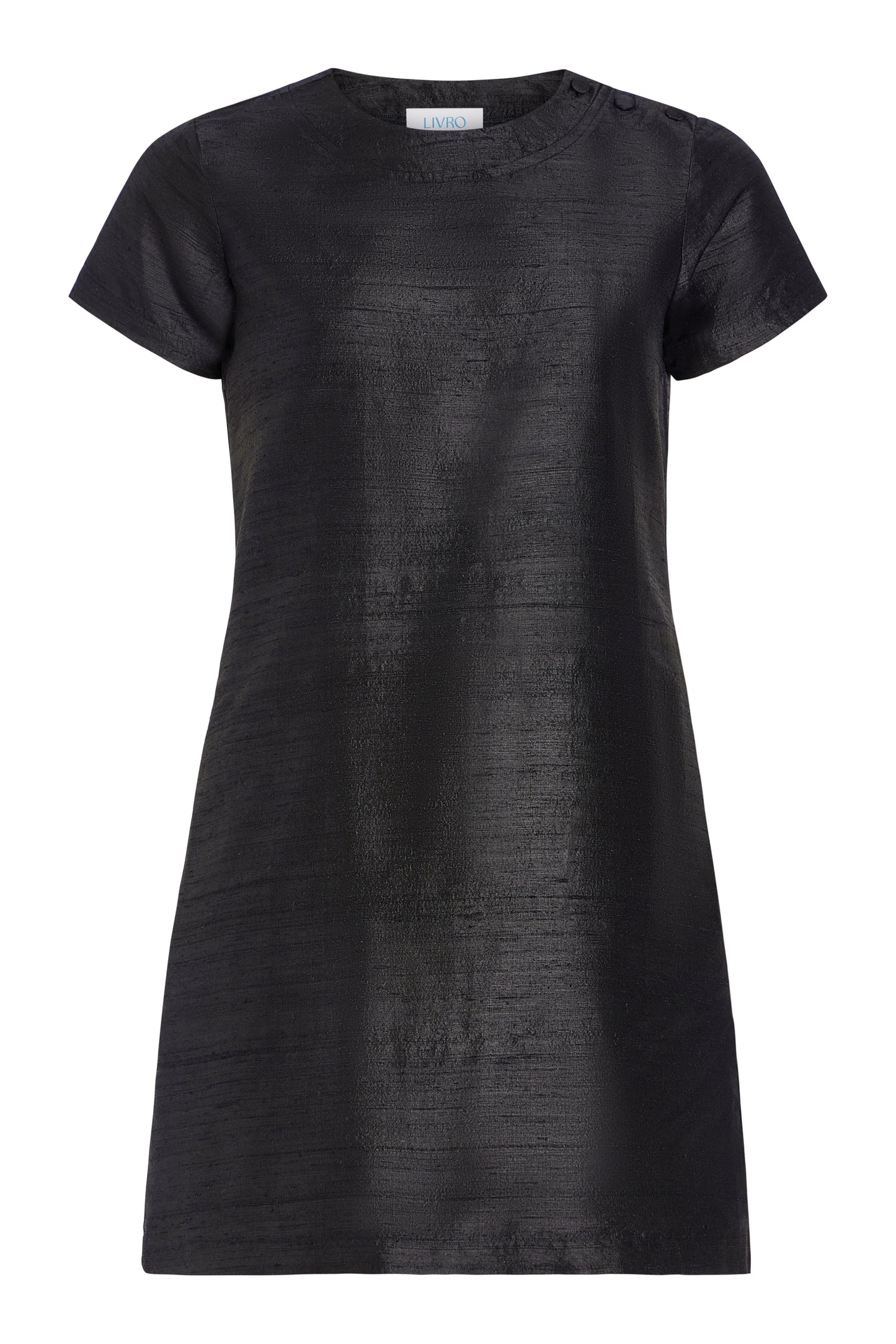 Mini Tee Dress in Black
