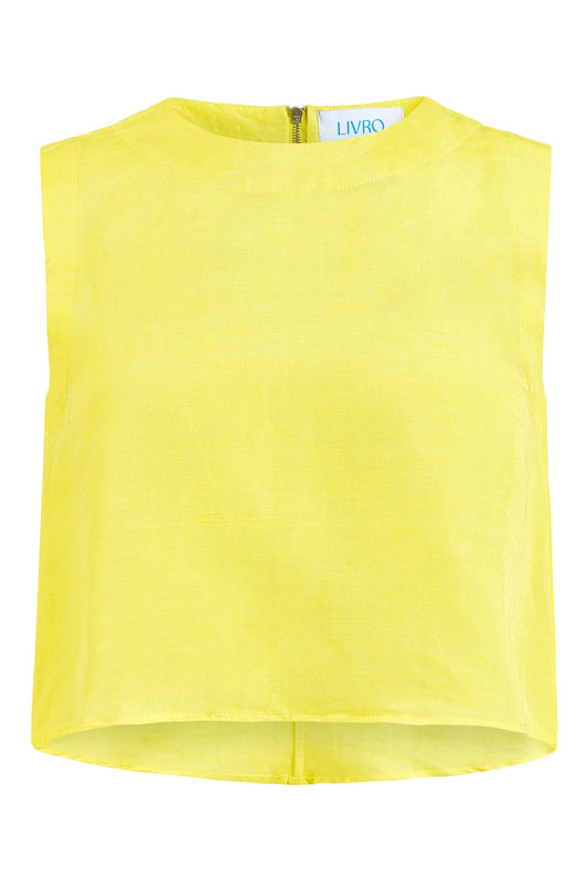 Crop Top in Citron